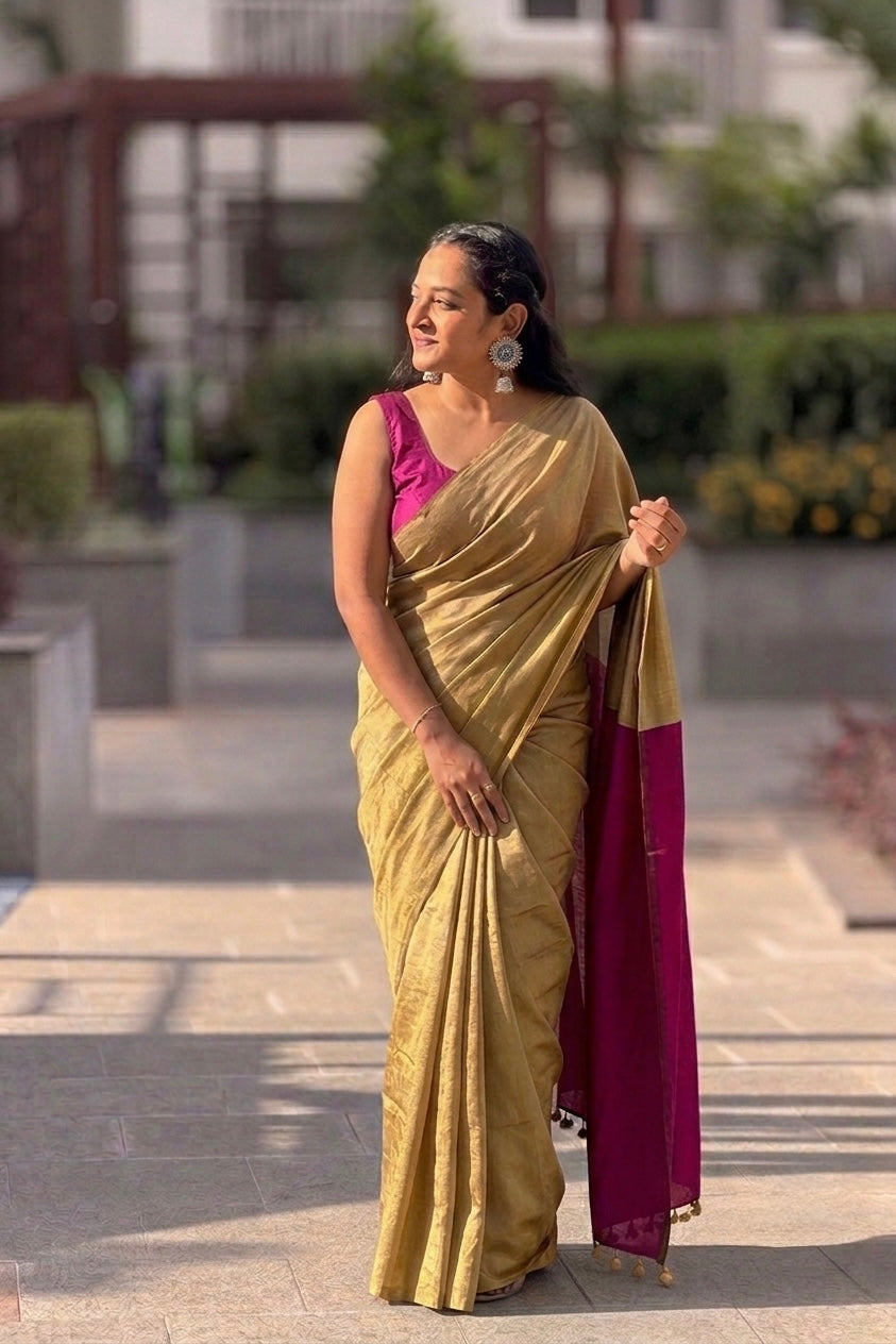 Gold Pure Kadhi Saree