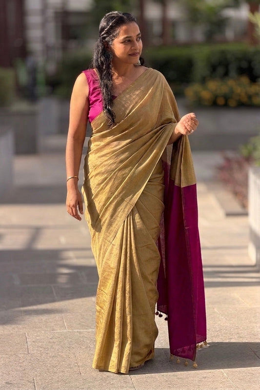 Gold Pure Kadhi Saree