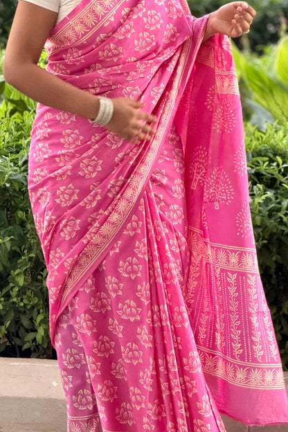 Tamara - Mulmul Cotton Hand-Block Print